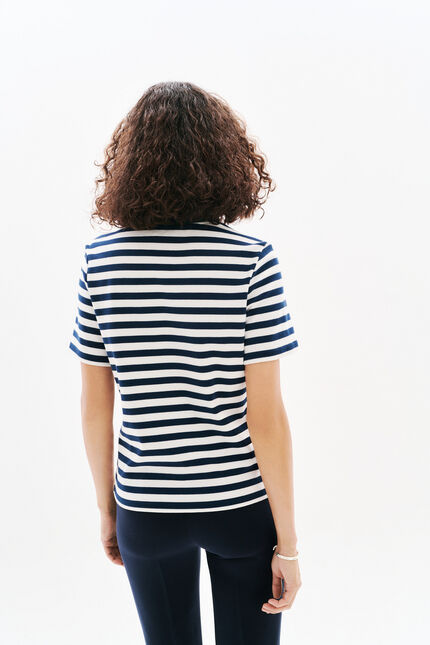 T-shirt Thugo2 bleu marine femme