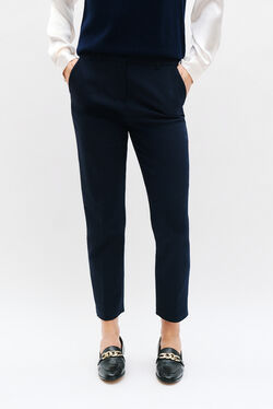 Pantaloni Psidiko2 blu navy donna
