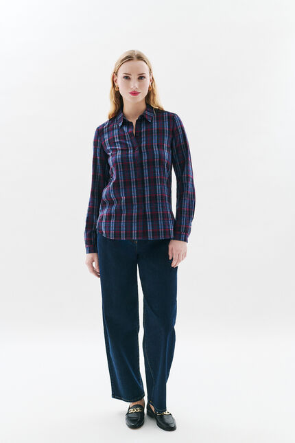 Chemise Jessica4 bleu marine femme