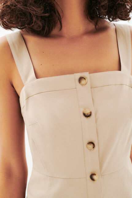 Robe Ravy2 taupe femme