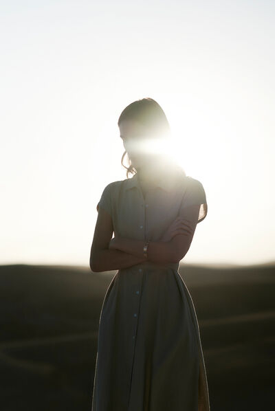 robe melinda taupe femme