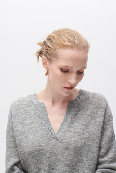 Pull maddy gris clair femme