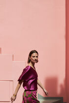 Cselma top light purple woman