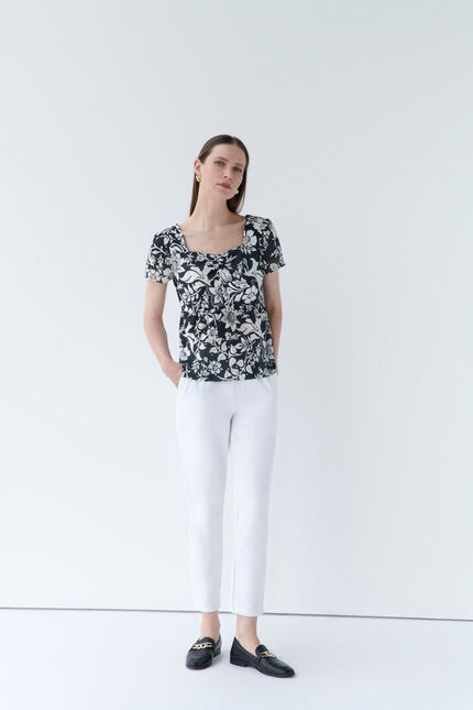 Blouse city zwart vrouw