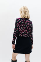 Cubby shirt navy blue woman