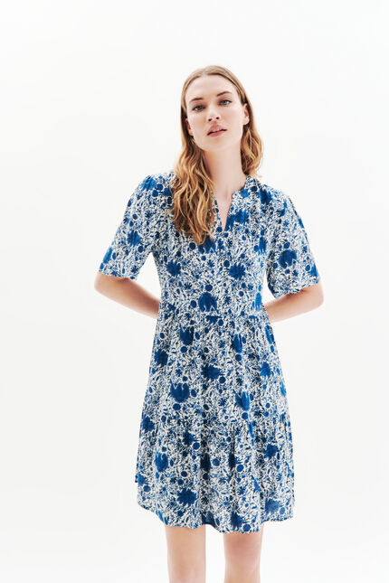 Robe Rpartyc ivoire femme