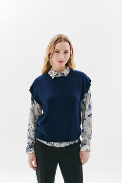 Maglione mathilde blu navy donna