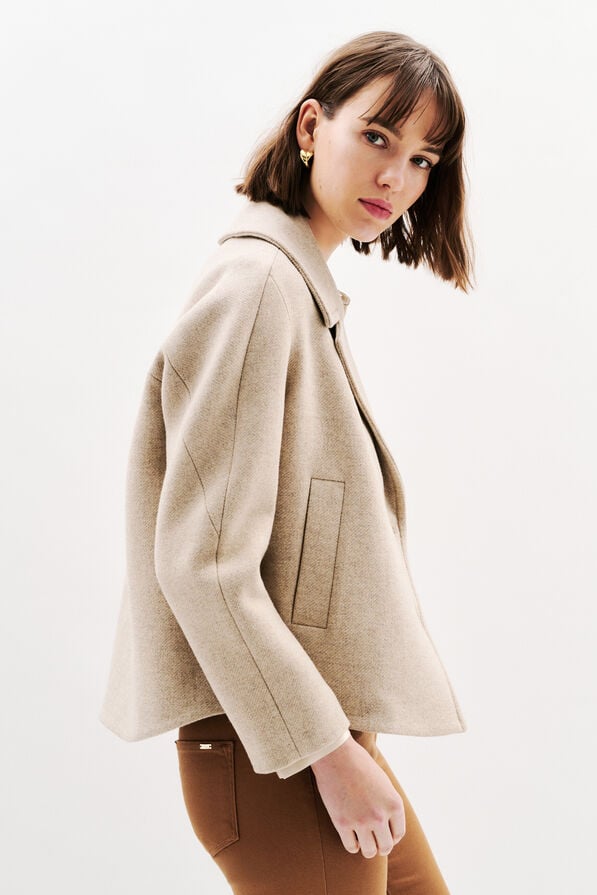 manteau georges sable femme Manteau Georges sable femme