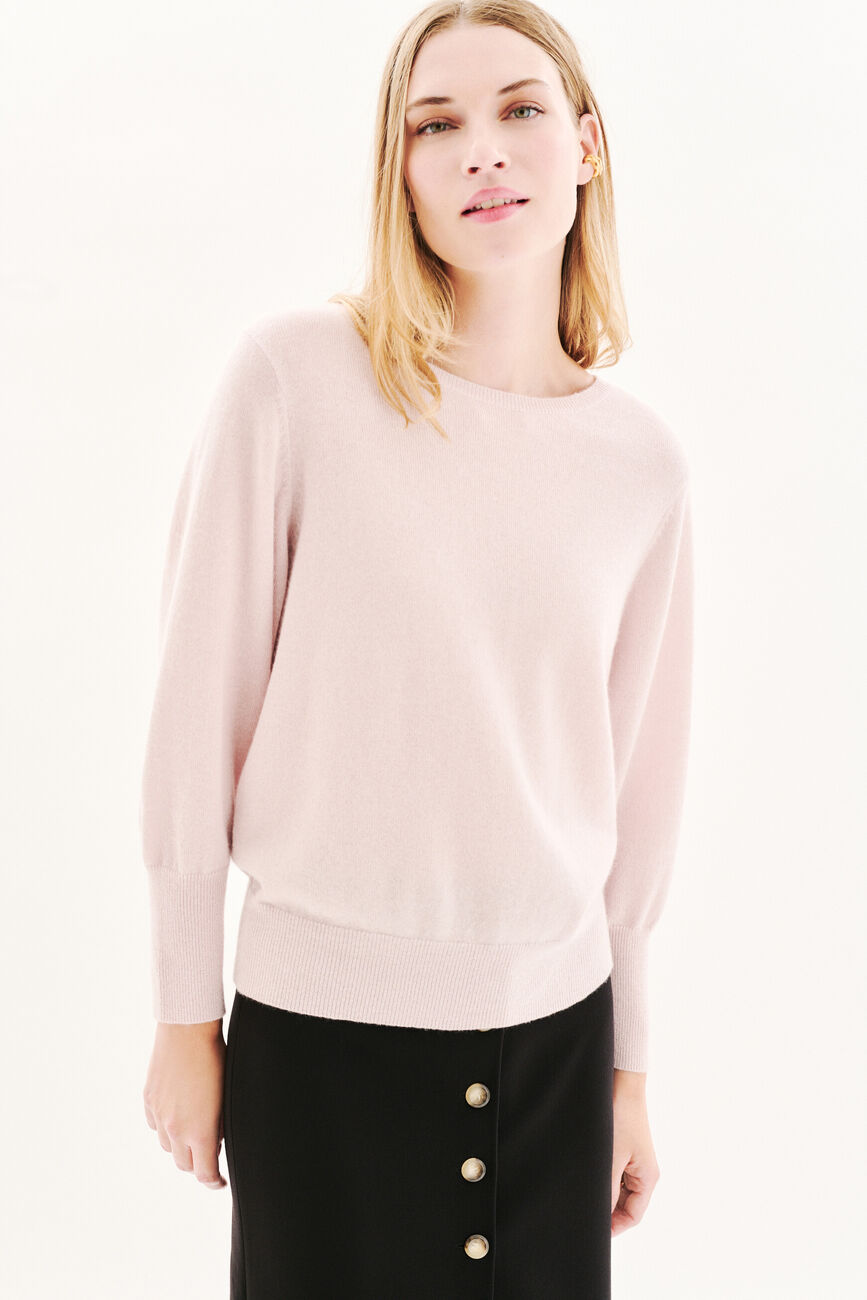 Trui Mchelsealu oud roze vrouw