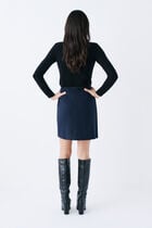 jphare skirt navy blue woman