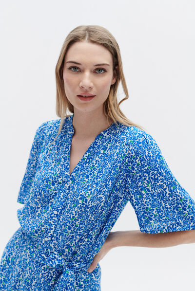 Blusa Carla1 azul marino mujer