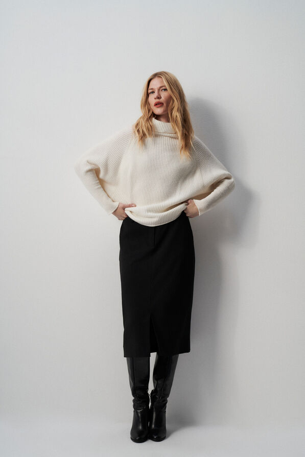 Pull mwarren Made in Italy ivoire femme