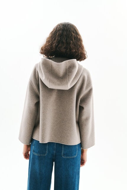 Abrigo Goemon taupe mujer