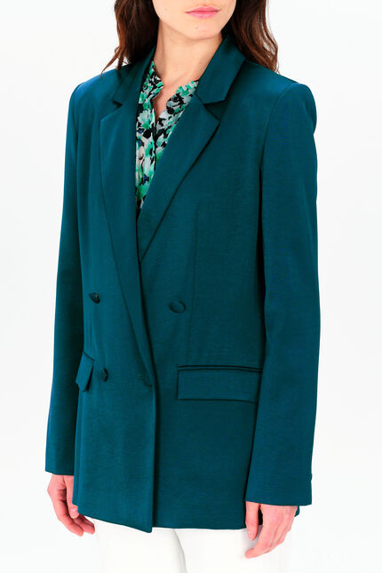 Veste violon bleu petrole femme