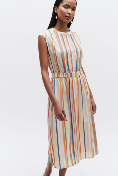 robe anton jaune or femme