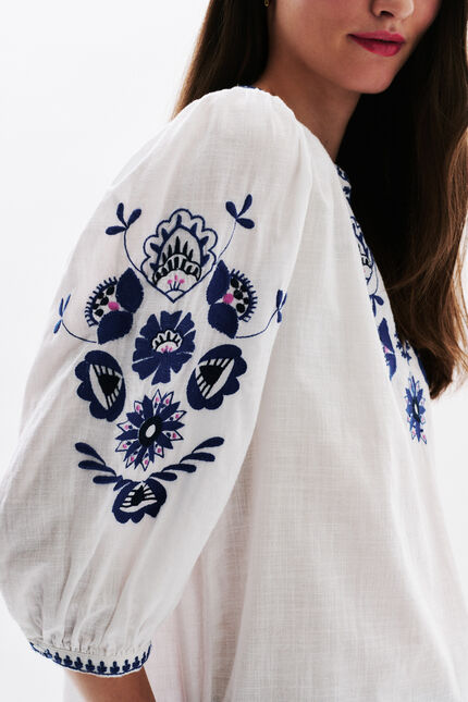 Blouse cangelina bleu marine femme