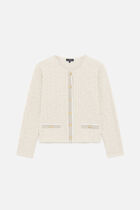 Tweedy t-shirt cream woman