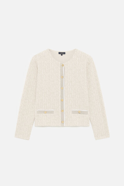 T-shirt Tweedy creme femme