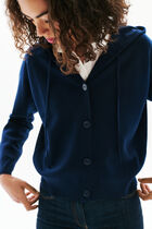 Monsina vest navy blue woman