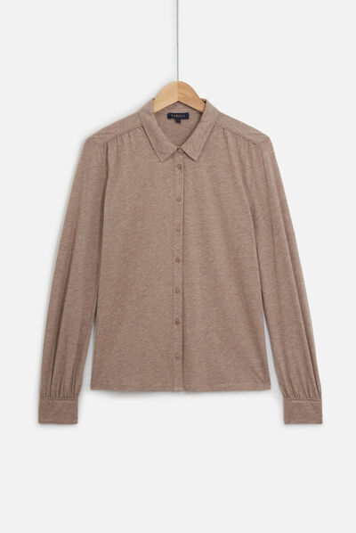 t-shirt tabatha taupe femme