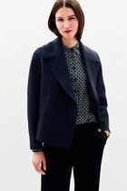 gaiac coat navy blue woman