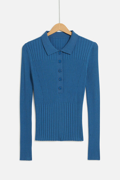 Pull marcus denim stone femme