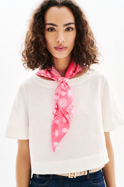 Foulard Lilo rose femme