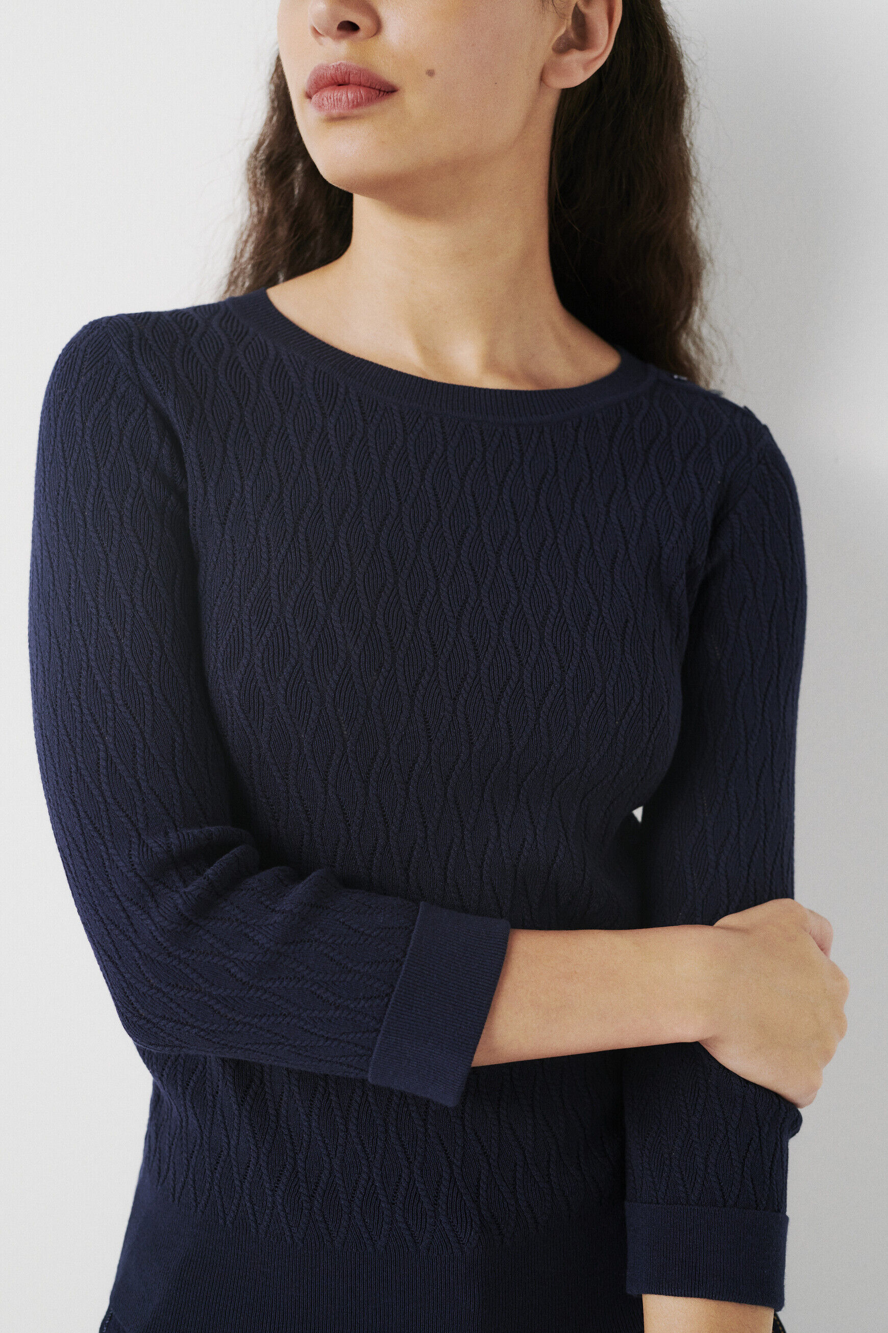 Pull mjulietta bleu marine femme
