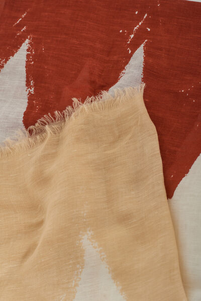 foulard yula beige femme
