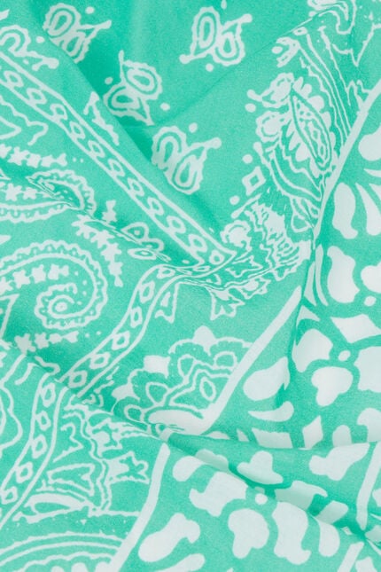 Foulard Lilo vert menthe femme