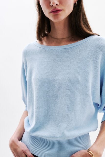 Oversized trui Joan lichtblauw vrouw