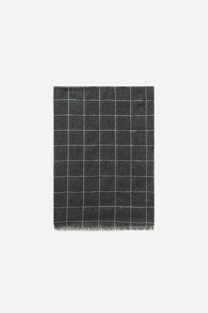 Foulard Dalia gris fonce femme