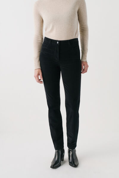pantalon sylvano noir femme