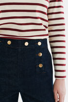 Paolinodenim trousers raw denim woman