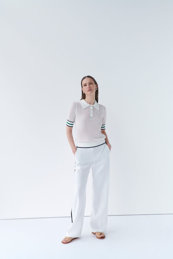 Pull mnovak blanc femme