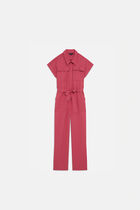 Carmen jumpsuit dark red woman