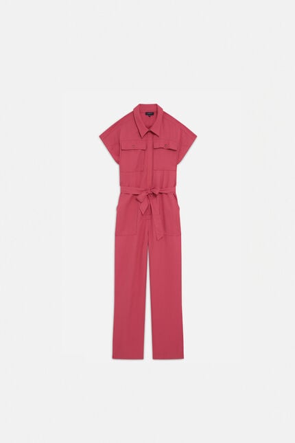 Combinaison carmen rouge fonce femme