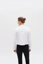 Holiday jacket white woman
