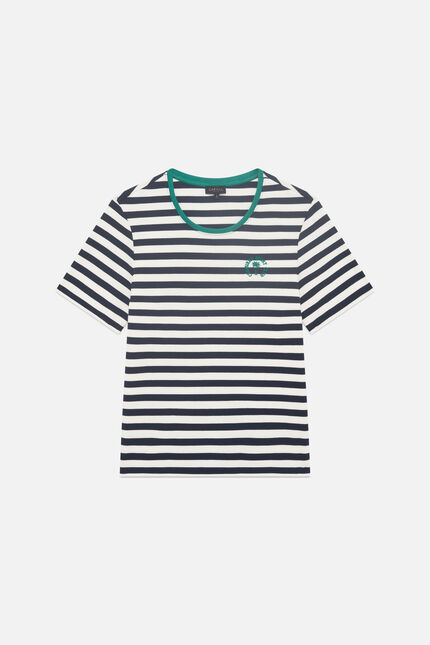 T-shirt Thugo2 bleu marine femme