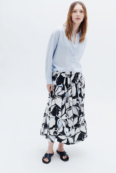 Jupe jcamelia noir femme