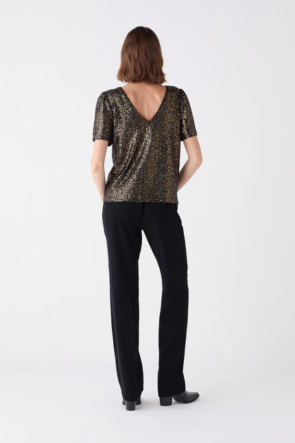 T-shirt talex couleur cuivre femme