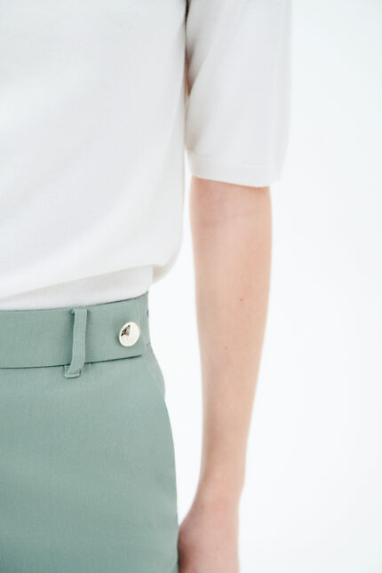 Pantalon phileas vert clair femme