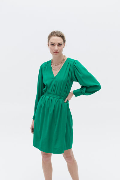 robe alice vert emeraude femme
