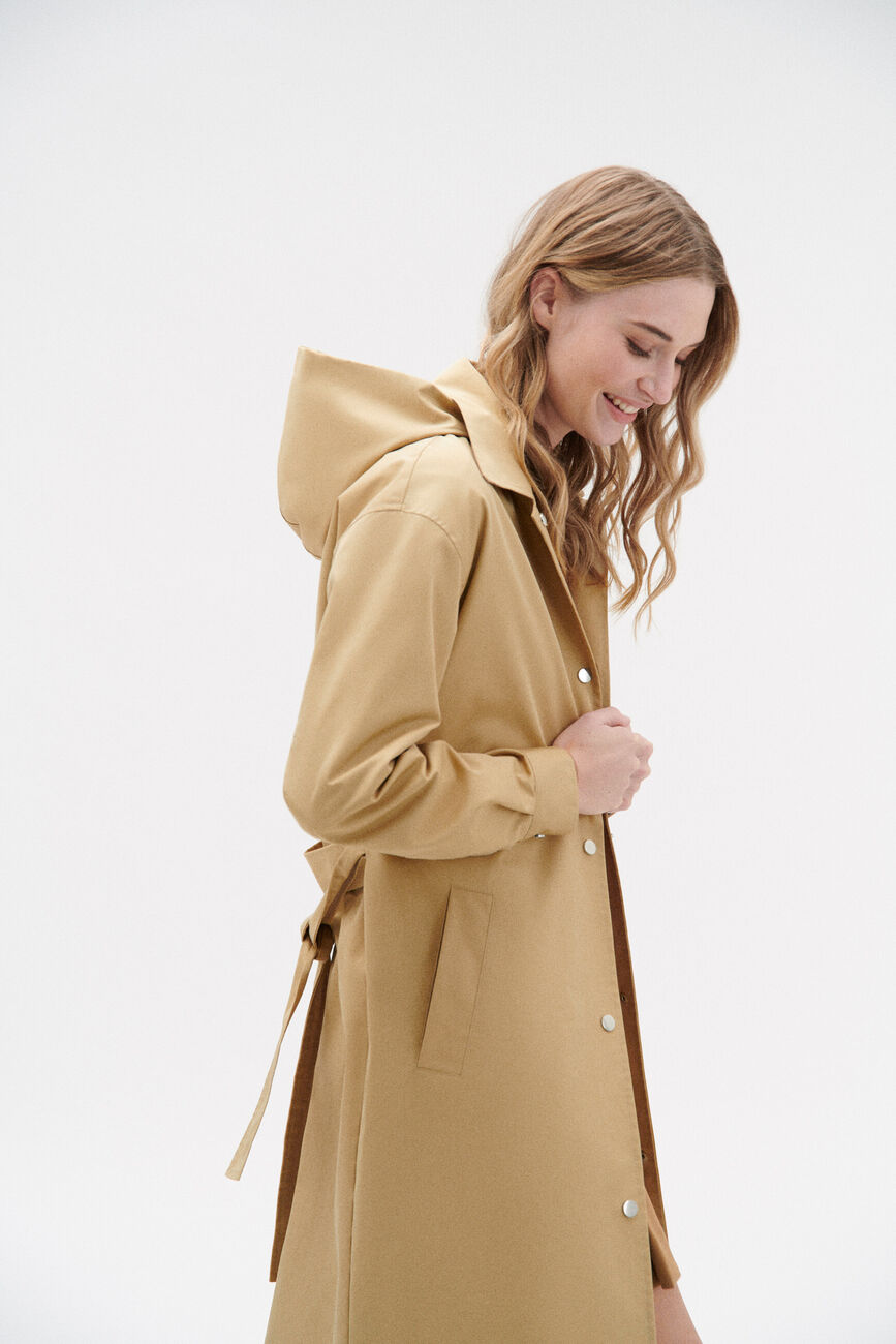 Parka Caleta beige damen