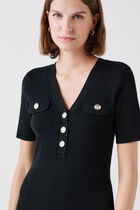 Raja dress black woman