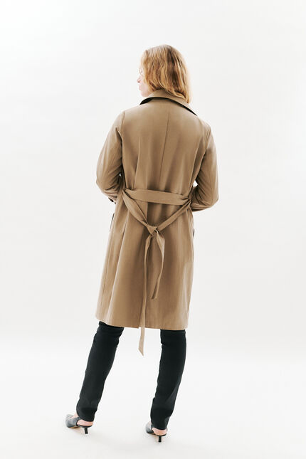 Trench Gelisol taupe mujer