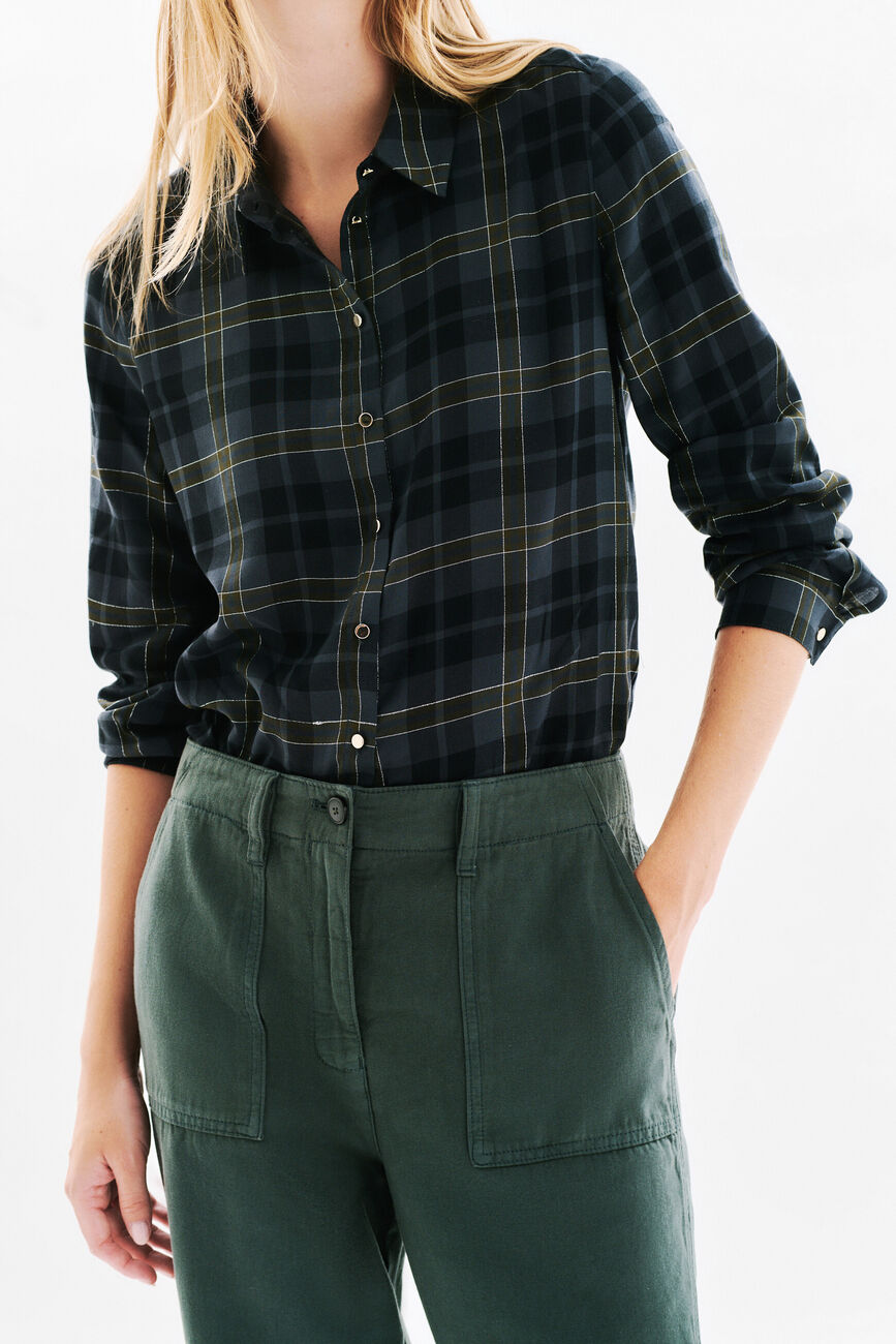 Pargos trousers khaki green woman