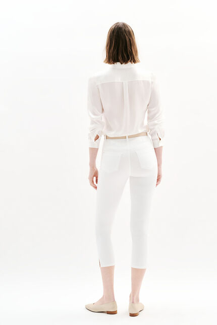 pantacourt mason blanc femme