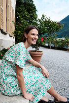 Rosely1 dress teal green woman