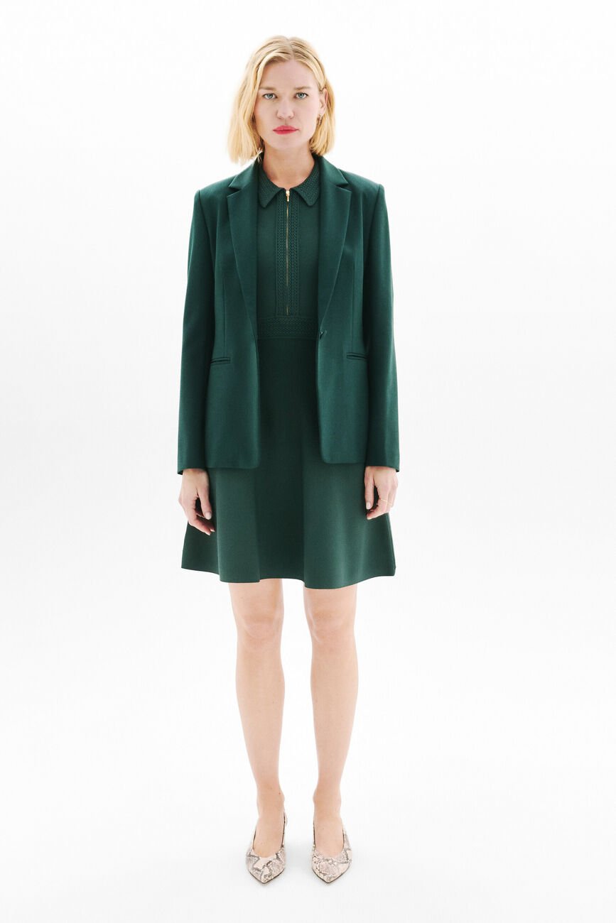 Veste Vanteane vert foncé femme